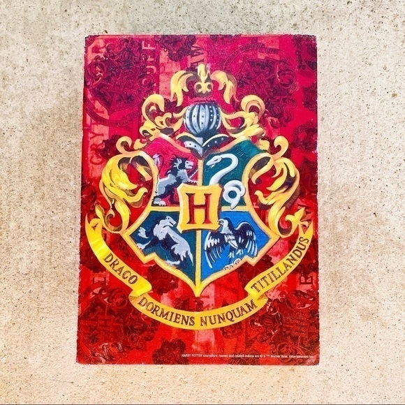 Harry Potter Wall Art Sigil Draco Dormiens Nunquam Titillandus Houses Hogwarts - Picture 1 of 8